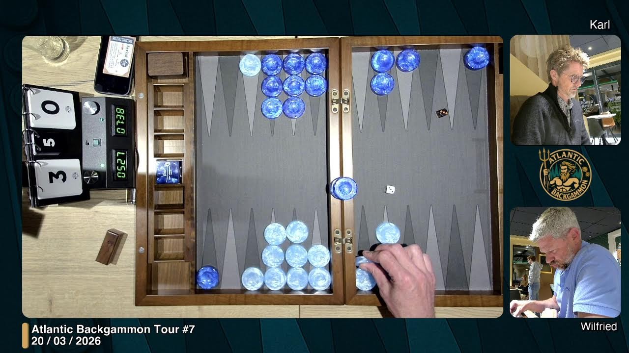 Atlantic Backgammon Tour #7 Wifried / Karl