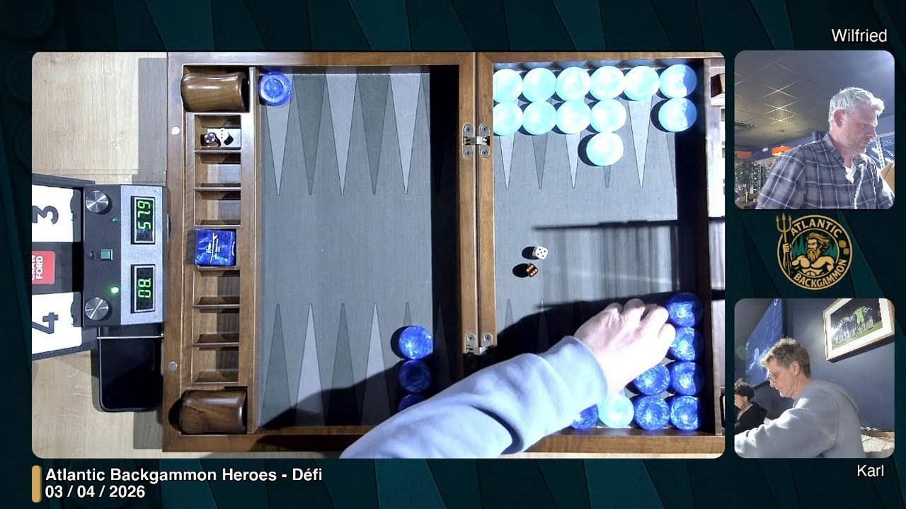 Atlantic Backgammon Heroes - Défi
Wilfried / Karl
