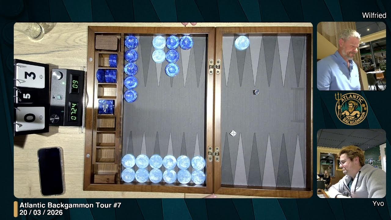 Atlantic Backgammon Tour #7 Wilfried / Yvo