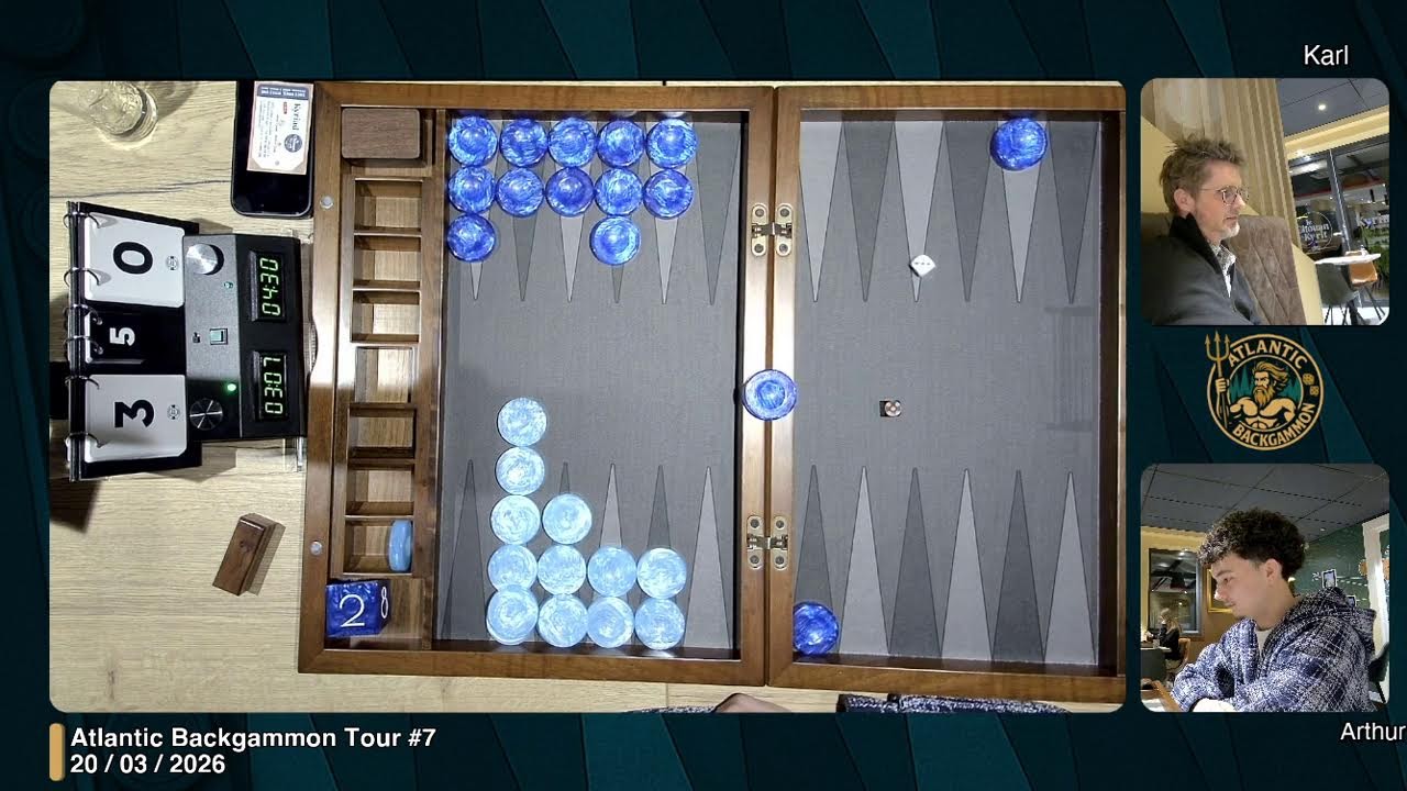 Atlantic Backgammon Tour #7 Arthur / Karl